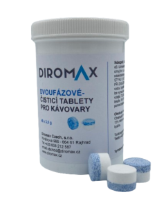 DIROMAX dvoufázové čistící tablety pro kávovary 40 ks 