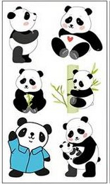 Tetování dočasné - panda